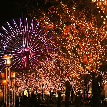 神戸ハーバーランドで「神戸ガス燈通りのイルミネーション」実施中！クリスマスやバレンタインに