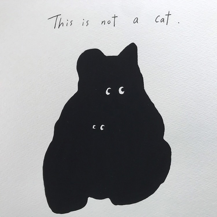 髙島一精 初個展「This is not a cat.」