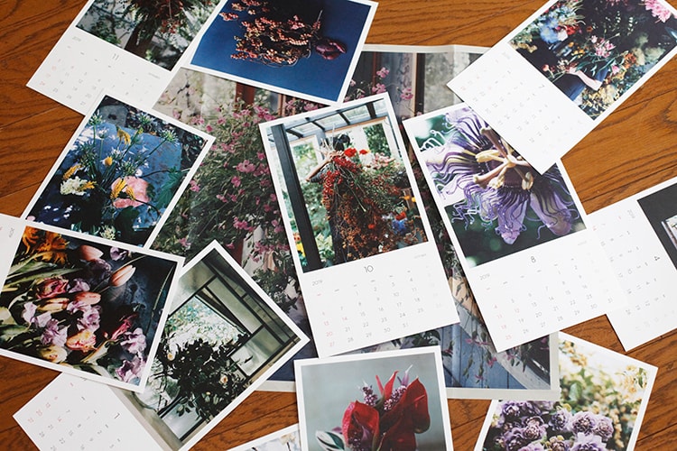 お花連載がカレンダーに！2019年〈MilK JAPON〉カレンダーの受注発売がスタート