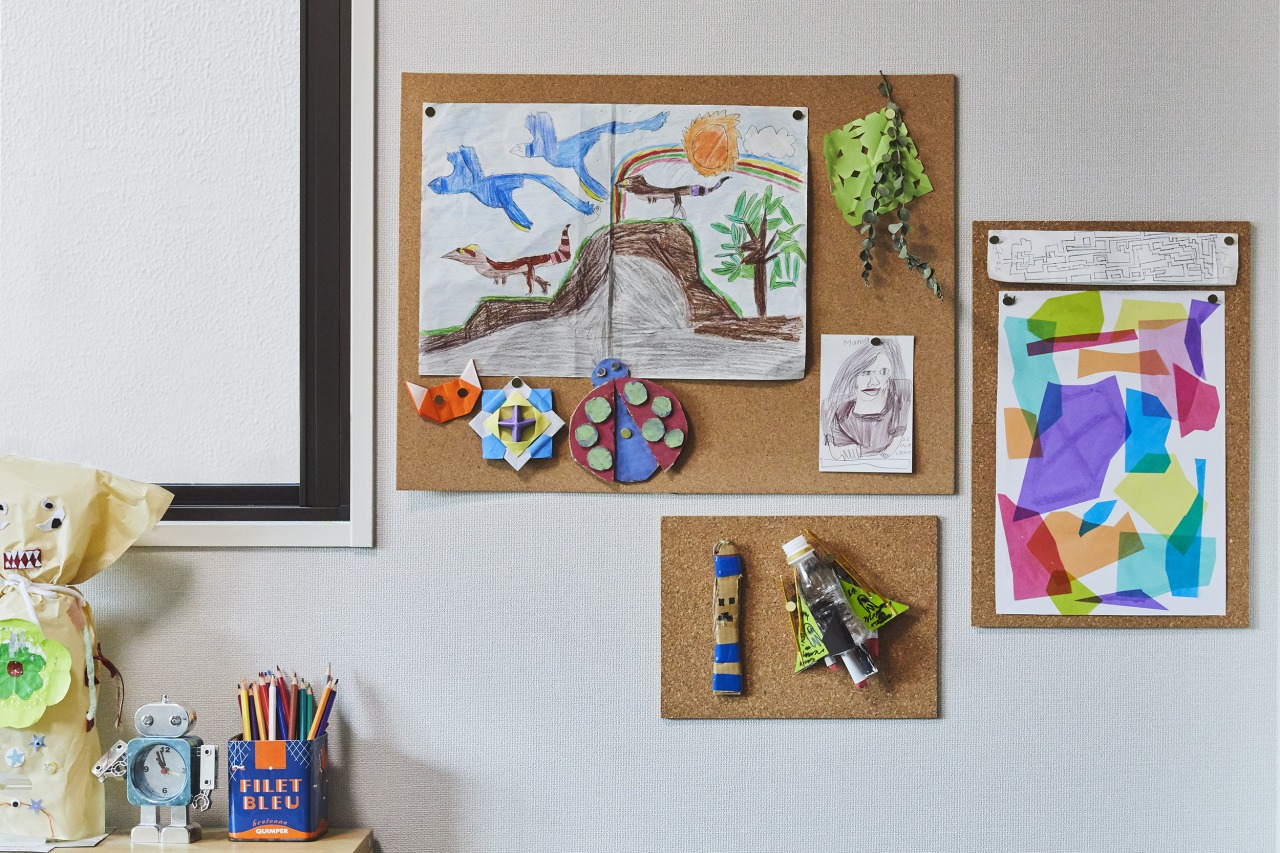 子どもの絵や工作どうやって飾る 壁を使った３つのデコレーションスタイル Fasu ファス