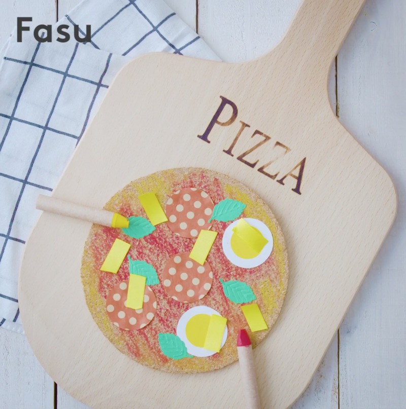 3歳からできるクリエイティブ体験 工作で簡単 かわいいピザを作ろう Be Creative 動画 Fasu ファス