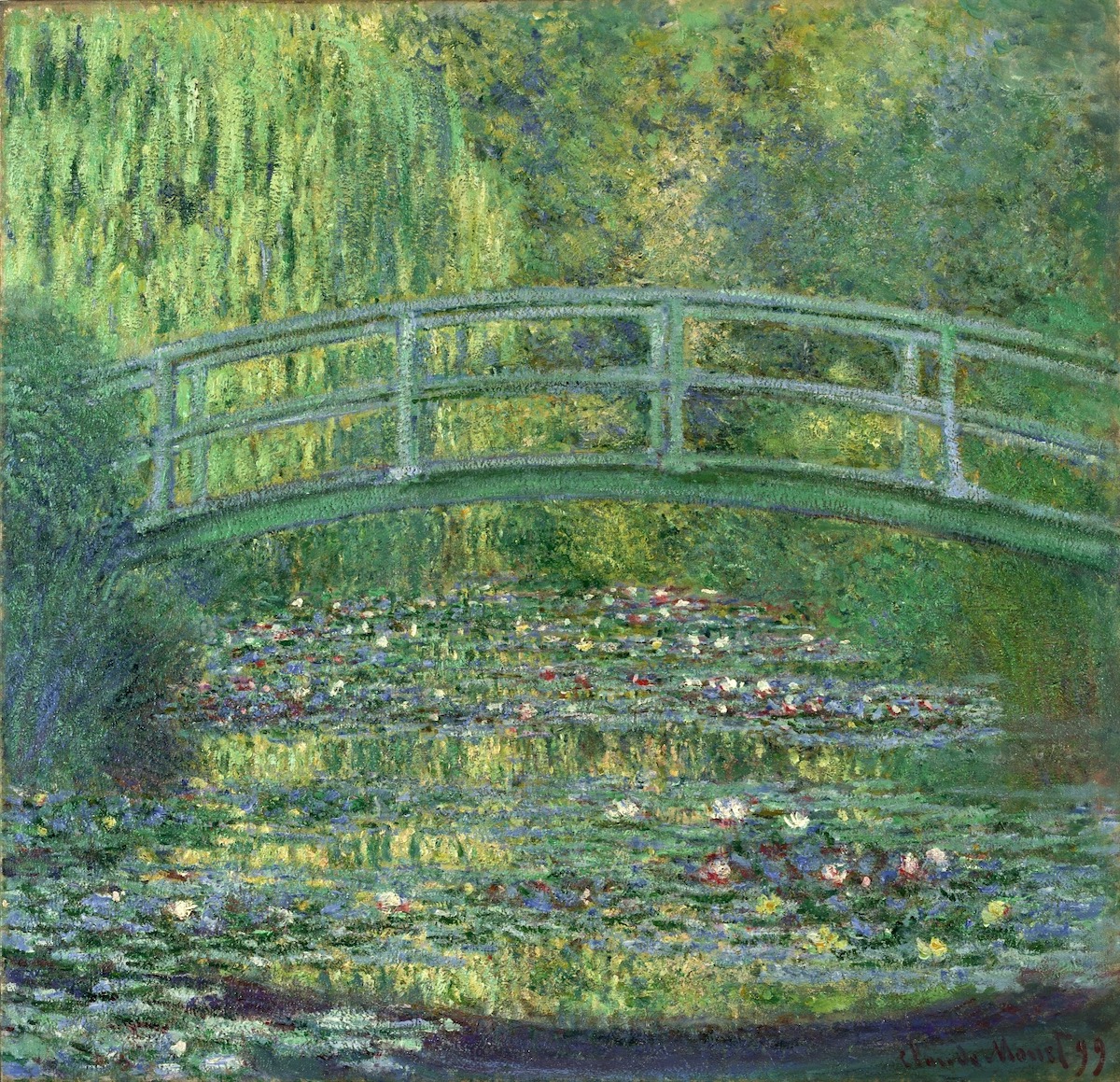 クロード・モネ 《睡蓮の池》 1899年　ポーラ美術館
