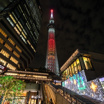 都会のクリスマスどう過ごす？ 東京スカイツリータウン（R）で光と音のイルミネーションを